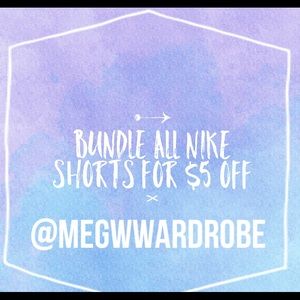 $5 off 3 pairs of Nike running shorts